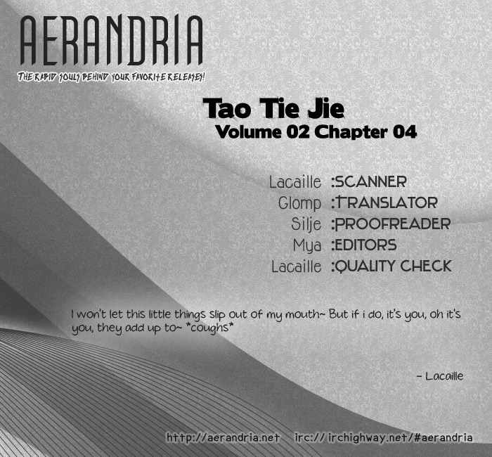Tao Tie Jie Chapter 10 page 1 - Chapter 10: Tao Tie Jie Finale -First Part-