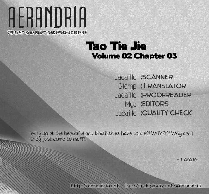 Tao Tie Jie Chapter 9 page 1 - Chapter 9: Curse of Revival -Final Part-