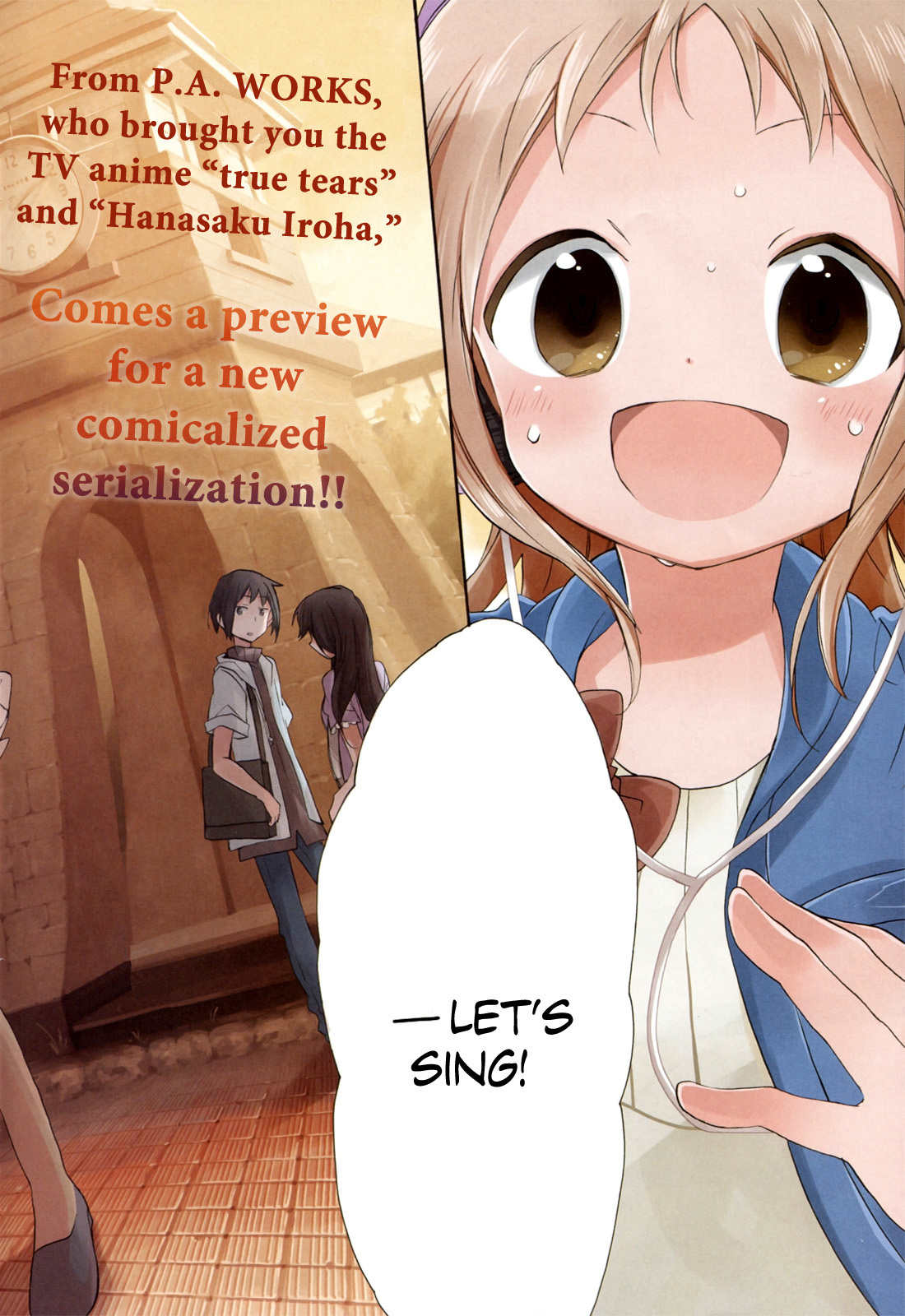 Tari Tari Chapter 1 page 2 - Chapter 1: That's Why I Sing