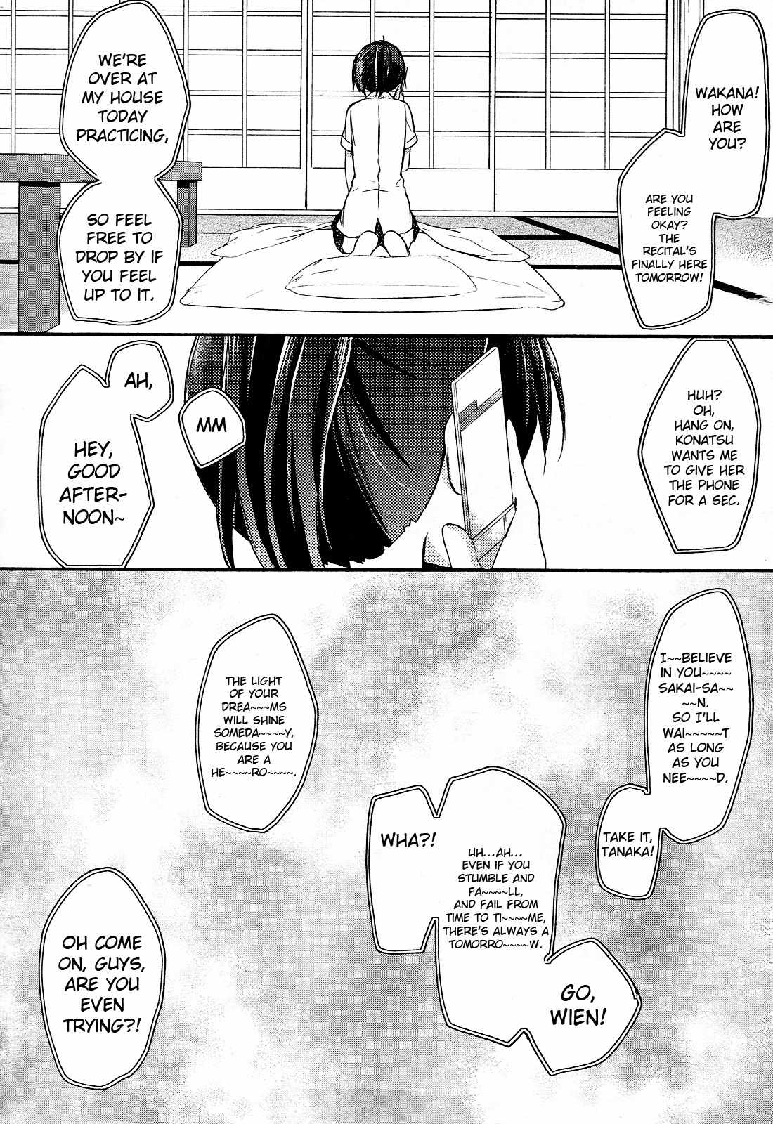 Tari Tari Chapter 4 page 52 - Chapter 4: I Can't Sing All Alone