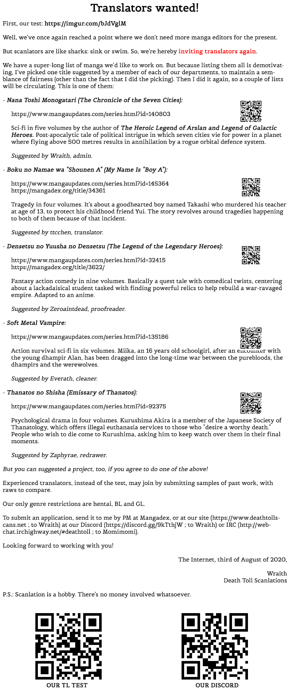Task Force for Paranormal Disaster Management Chapter 2 page 54 - Chapter 2: Emergency Call