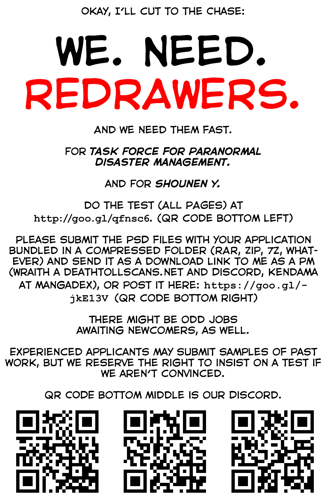 Task Force for Paranormal Disaster Management Chapter 20 page 61 - Chapter 20: Professional Duties