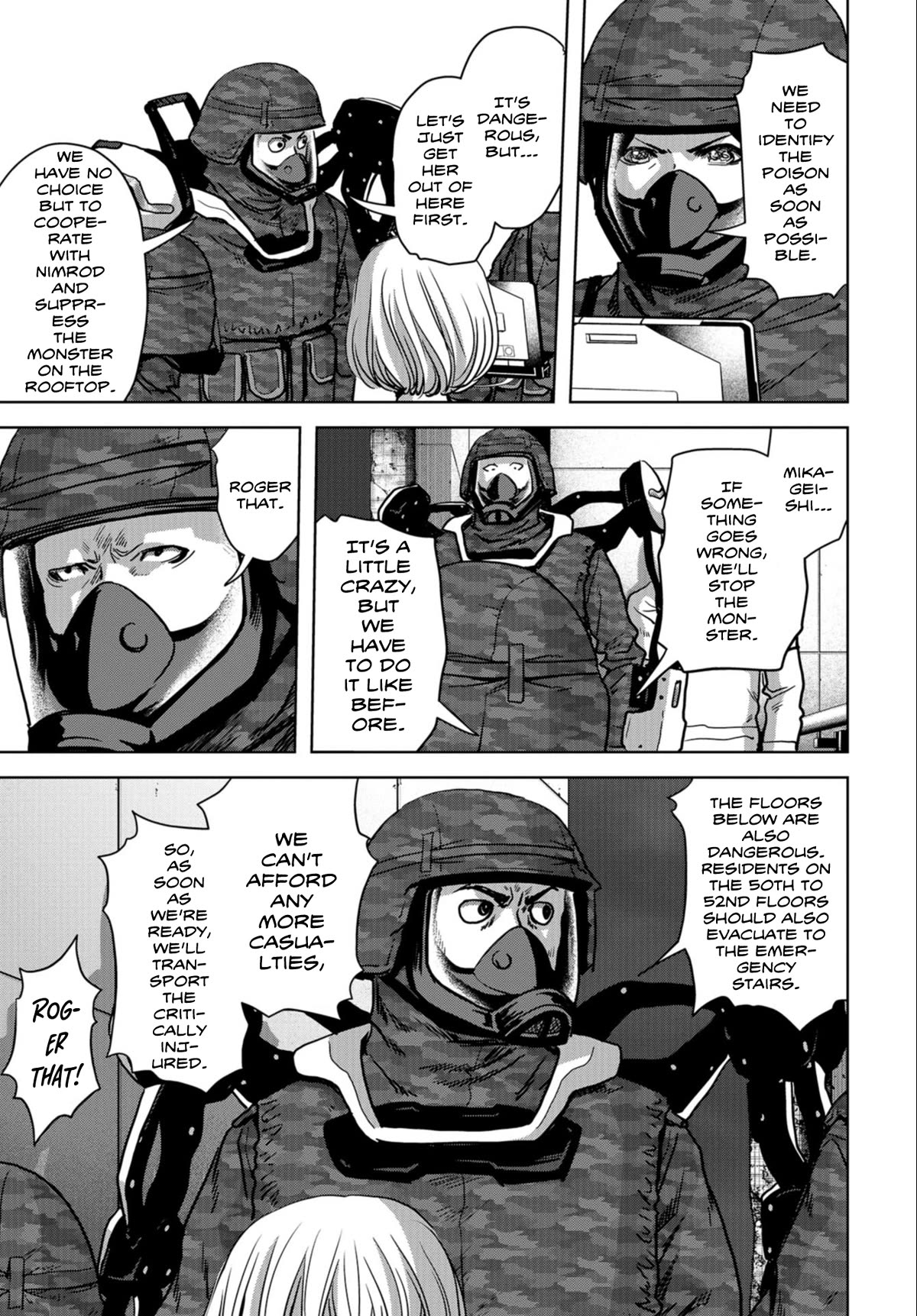 Task Force for Paranormal Disaster Management Chapter 22 page 35 - Chapter 22: Kaiju VS. Nimrod