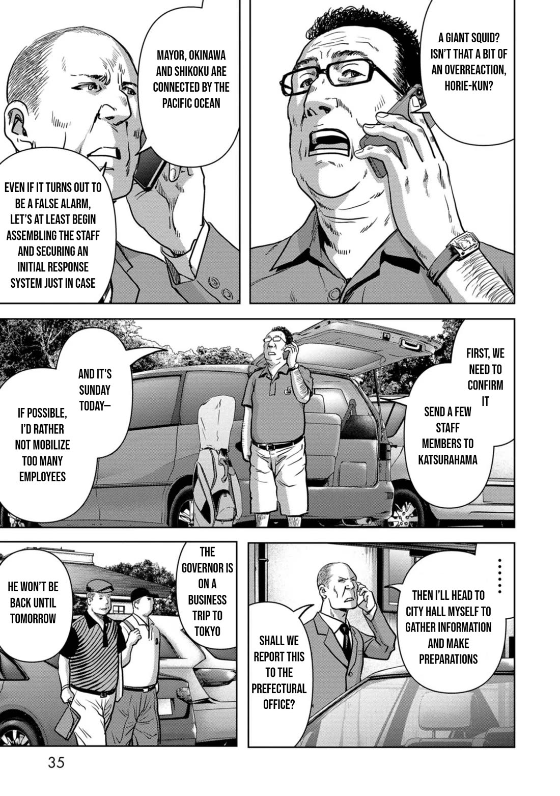 Task Force for Paranormal Disaster Management Chapter 31 page 38 - Chapter 31: Hiruko Attack