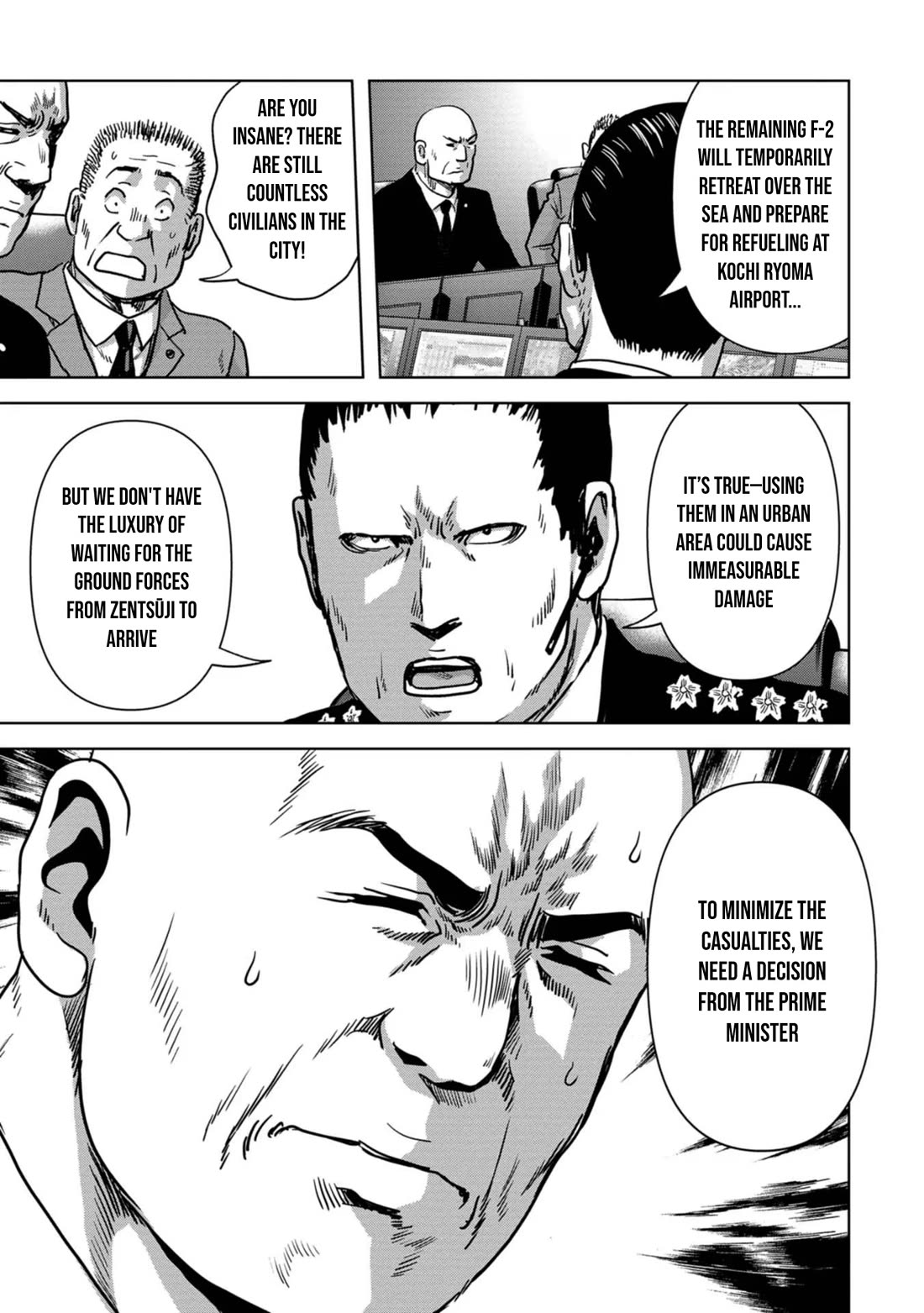 Task Force for Paranormal Disaster Management Chapter 33 page 56 - Chapter 33: Airstrike Operation