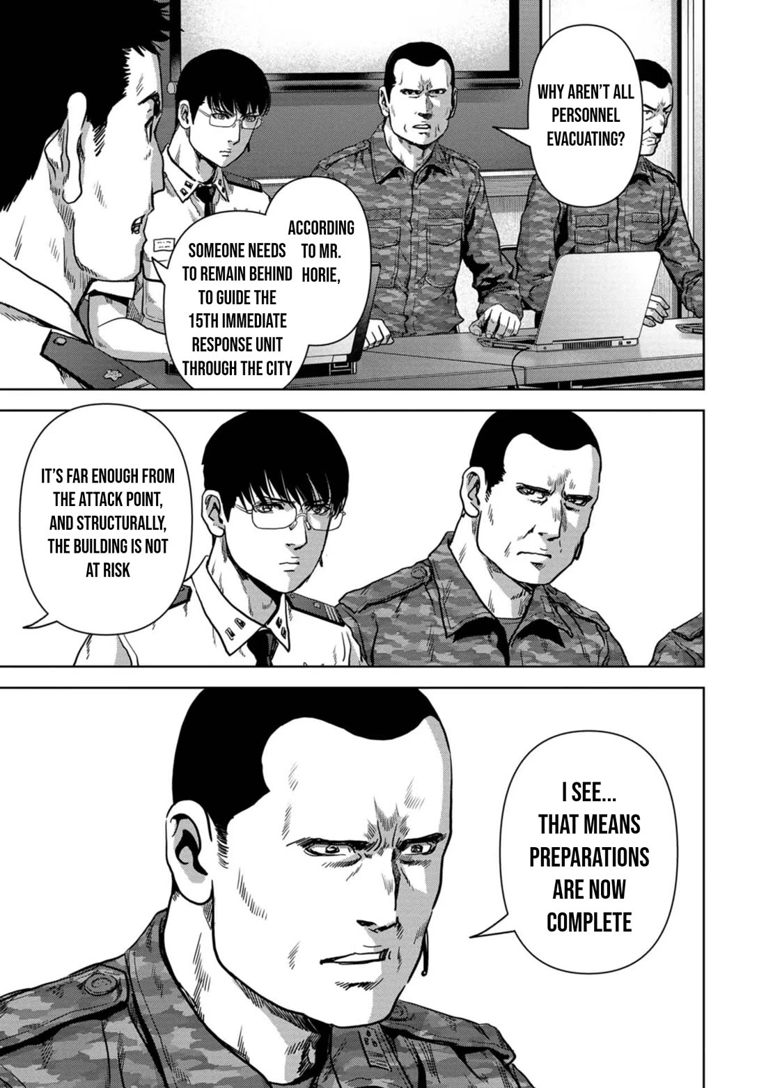 Task Force for Paranormal Disaster Management Chapter 36 page 24 - Chapter 36: Hanging Battle