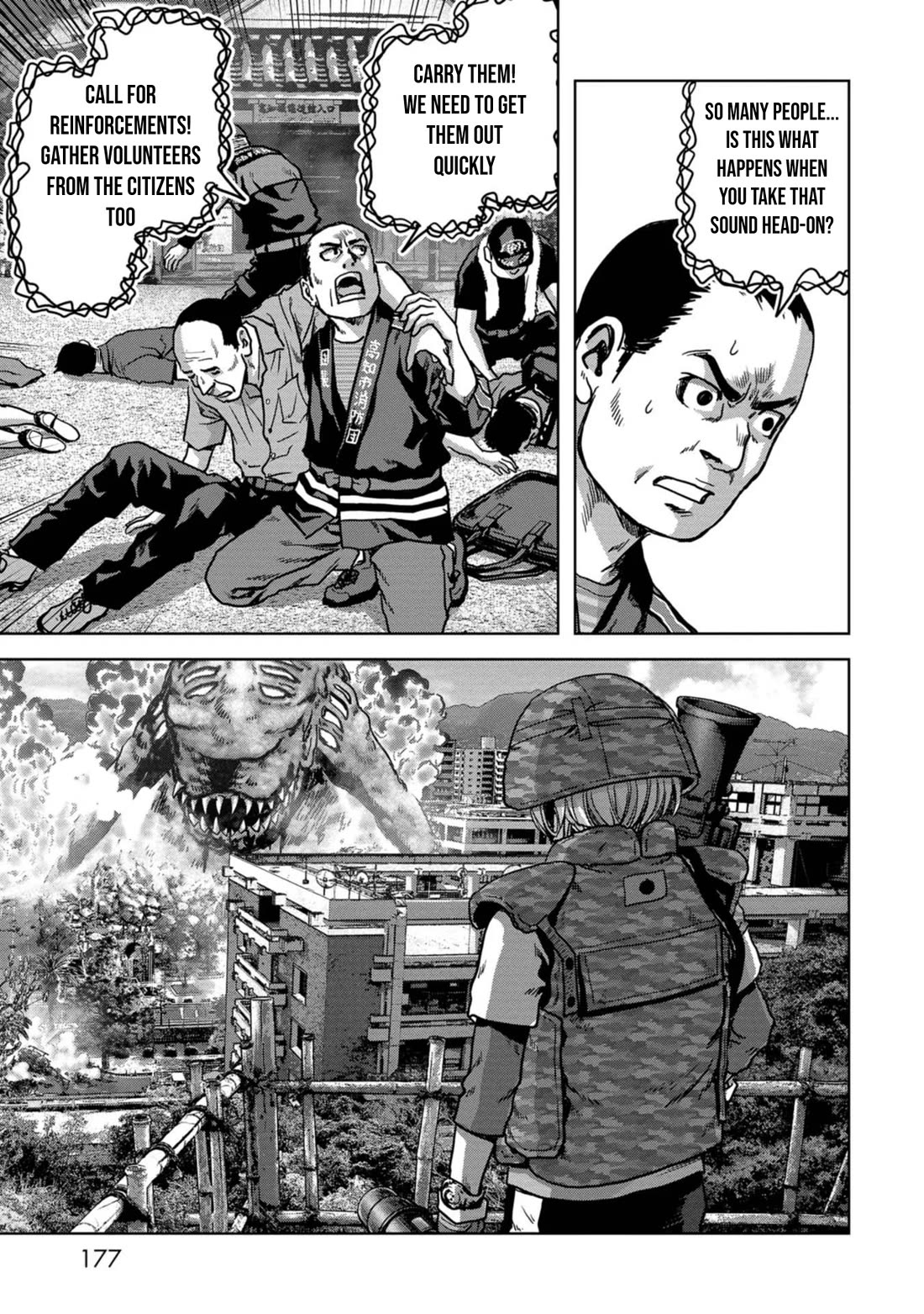 Task Force for Paranormal Disaster Management Chapter 36 page 50 - Chapter 36: Hanging Battle