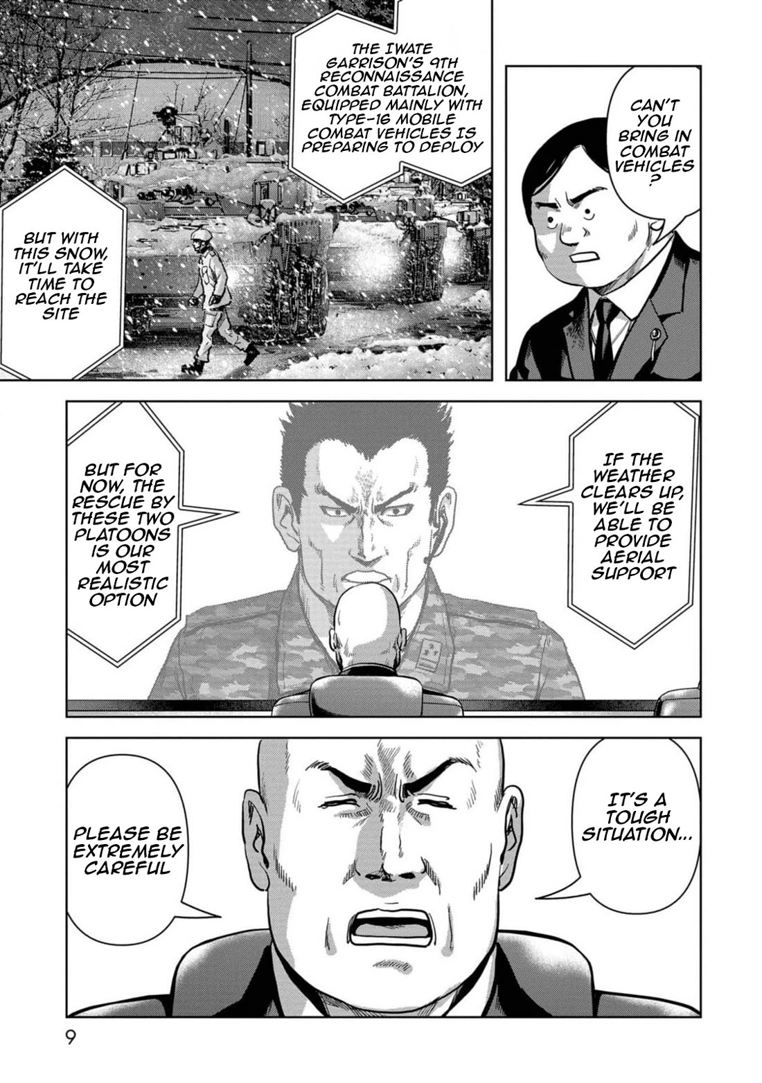 Task Force for Paranormal Disaster Management Chapter 52 page 10 - Chapter 52: Snowbound March