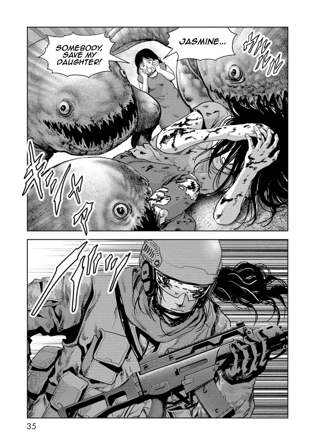 Task Force for Paranormal Disaster Management Chapter 61 page 36 - Chapter 61: Great Monster War