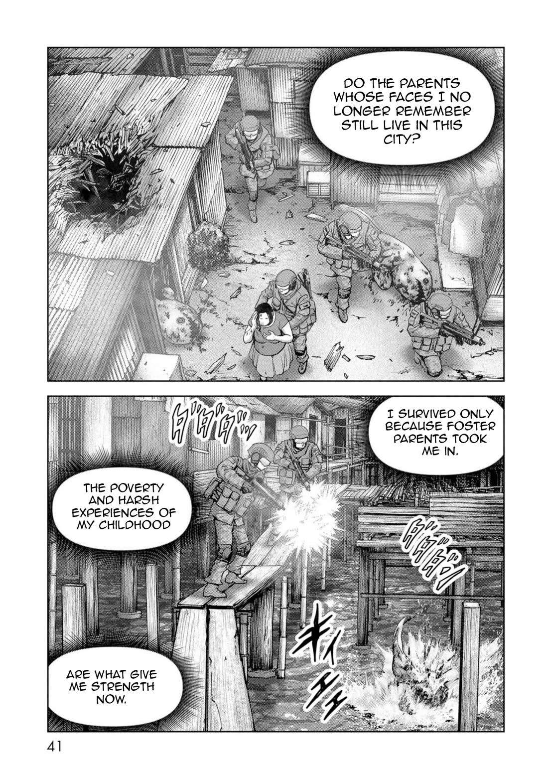 Task Force for Paranormal Disaster Management Chapter 61 page 42 - Chapter 61: Great Monster War