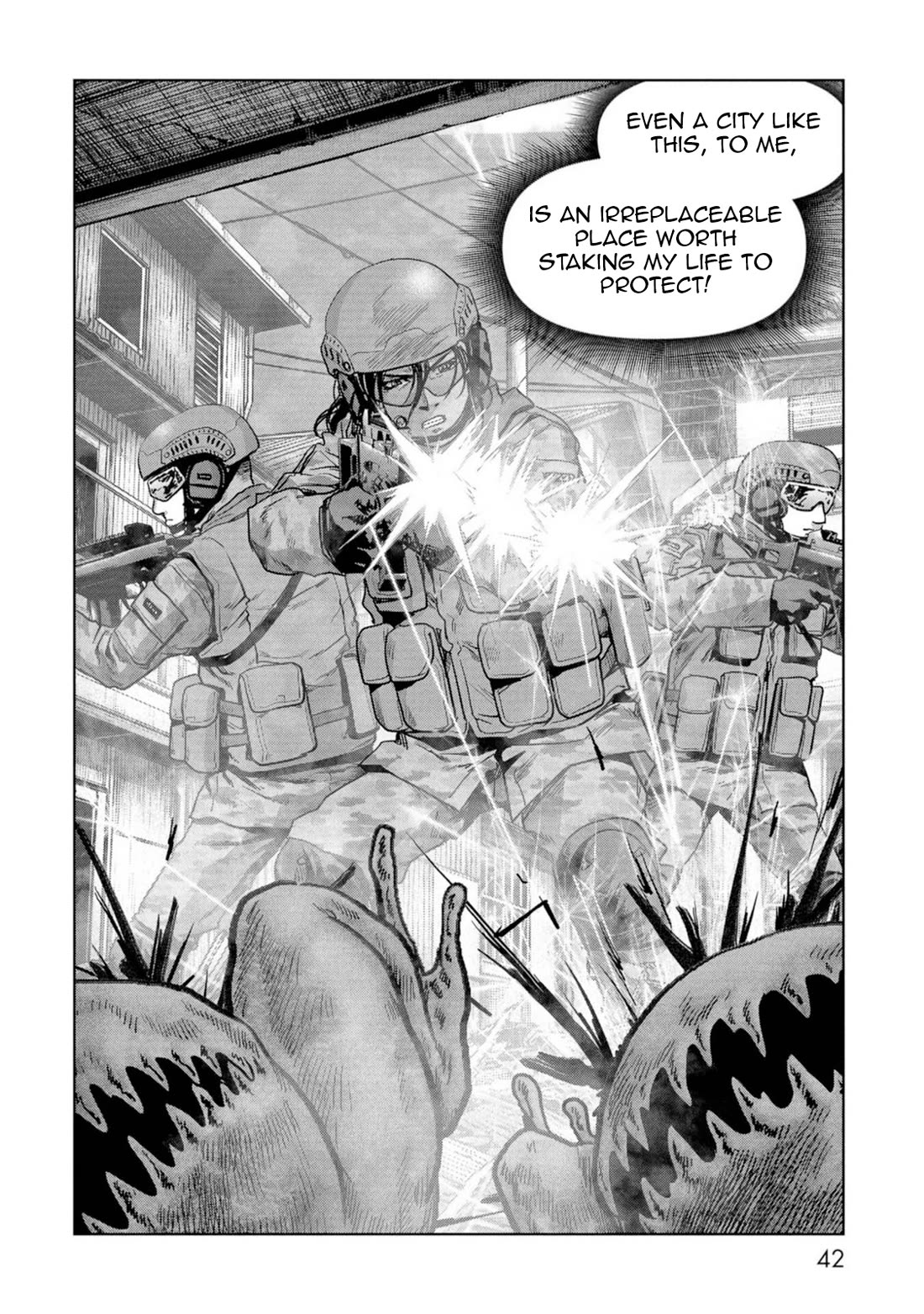 Task Force for Paranormal Disaster Management Chapter 61 page 43 - Chapter 61: Great Monster War