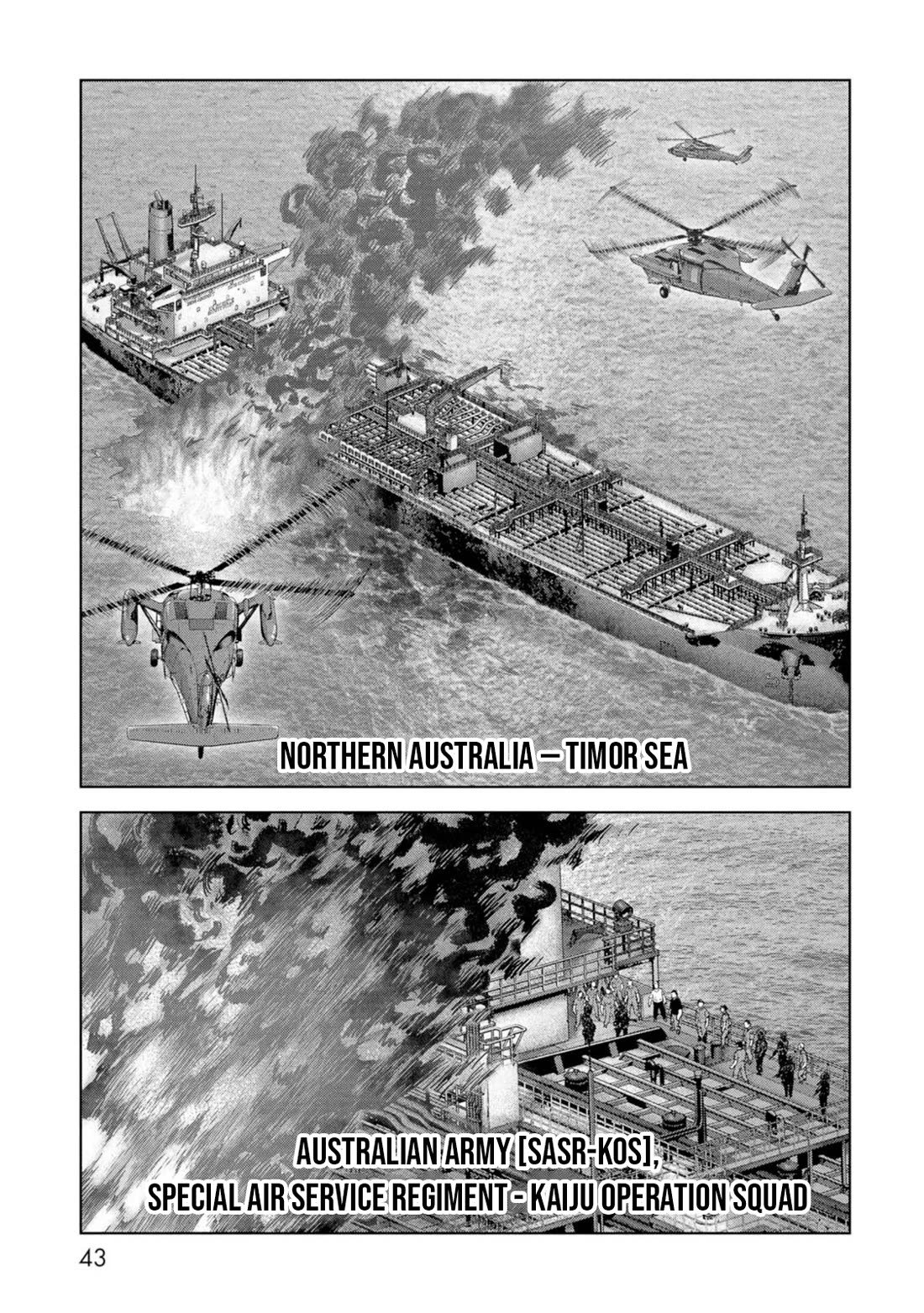 Task Force for Paranormal Disaster Management Chapter 61 page 44 - Chapter 61: Great Monster War