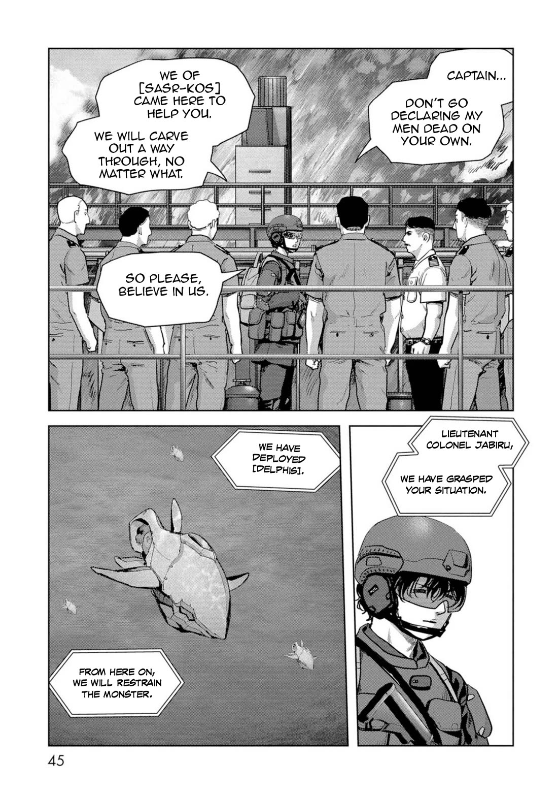 Task Force for Paranormal Disaster Management Chapter 61 page 46 - Chapter 61: Great Monster War