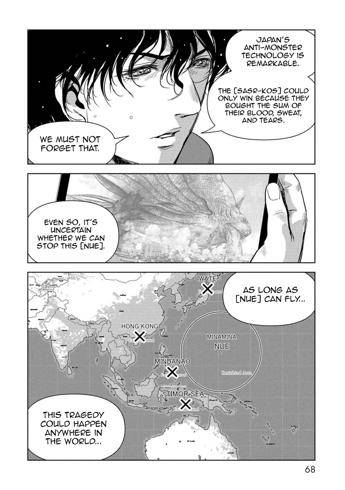 Task Force for Paranormal Disaster Management Chapter 61 page 69 - Chapter 61: Great Monster War