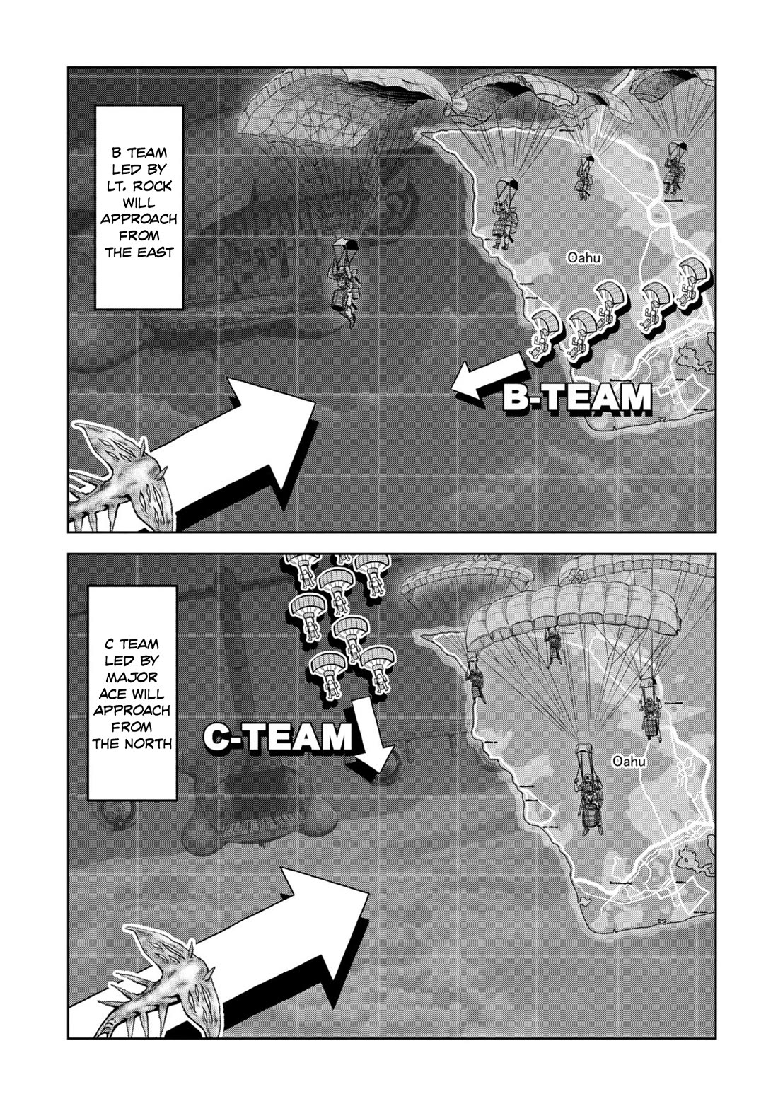 Task Force for Paranormal Disaster Management Chapter 64 page 46 - Chapter 64: The Oahu Island Landing Operation