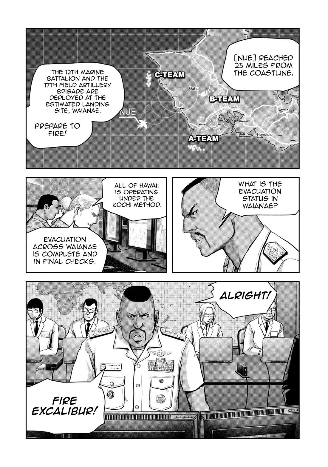 Task Force for Paranormal Disaster Management Chapter 64 page 60 - Chapter 64: The Oahu Island Landing Operation