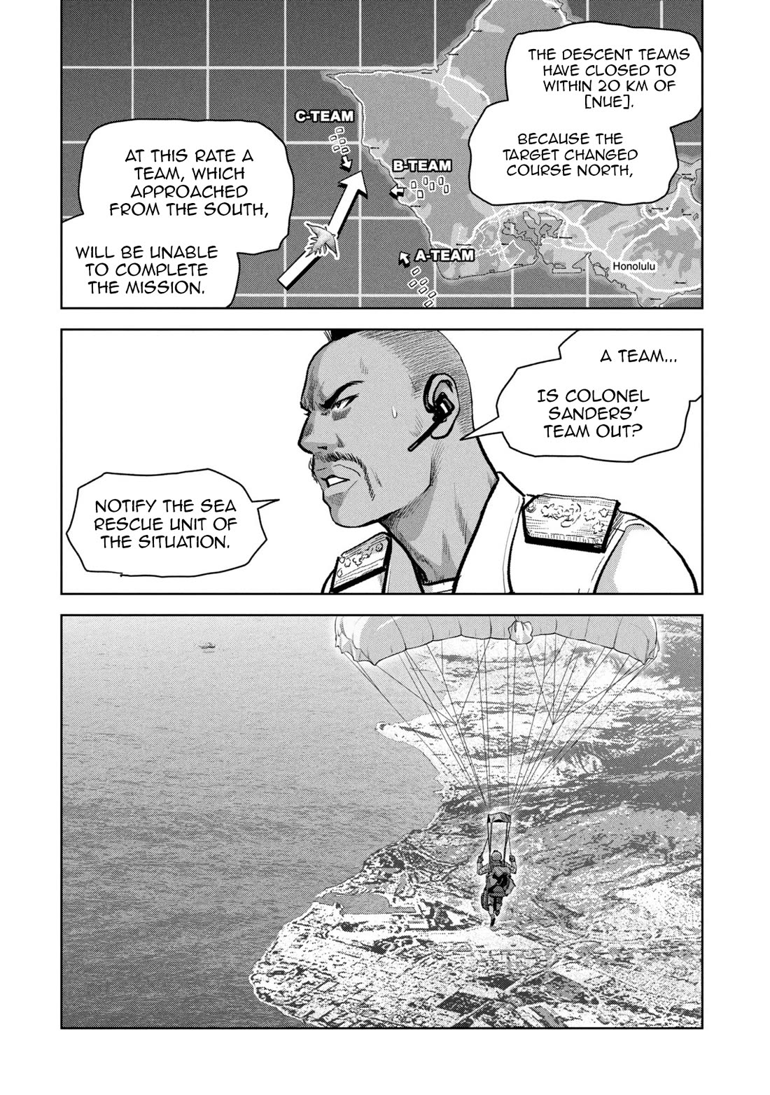 Task Force for Paranormal Disaster Management Chapter 64 page 75 - Chapter 64: The Oahu Island Landing Operation