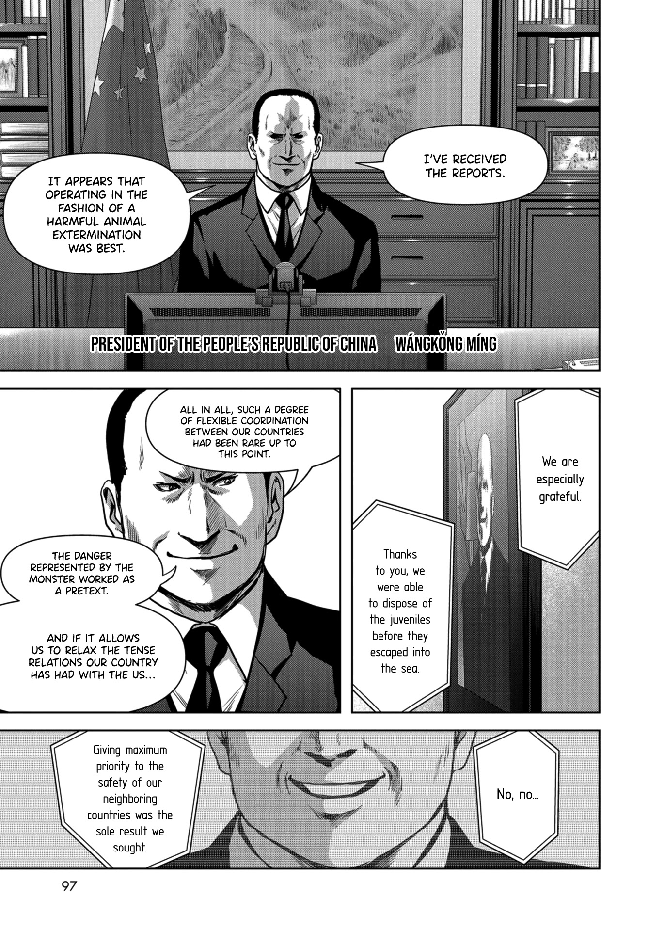 Task Force for Paranormal Disaster Management Chapter 9 page 62 - Chapter 9: New Prime Minister