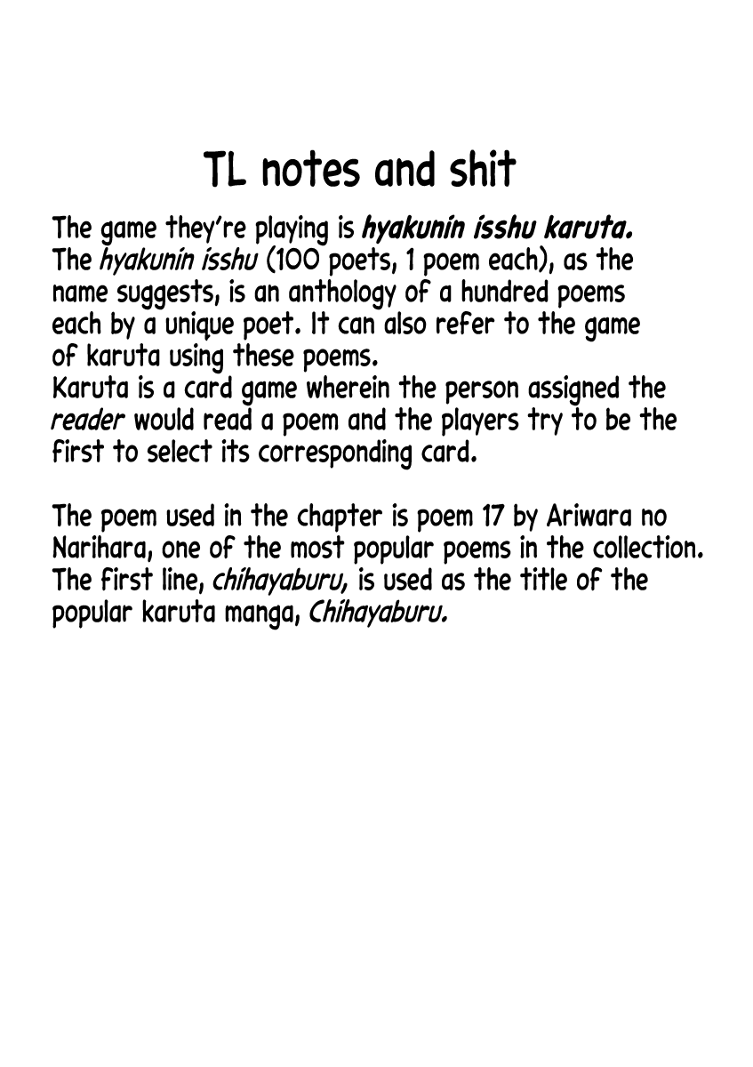 Tasogare Memorandum Chapter 9.2 page 11 - Chapter 9.2: Karuta with Kuroki-sensei