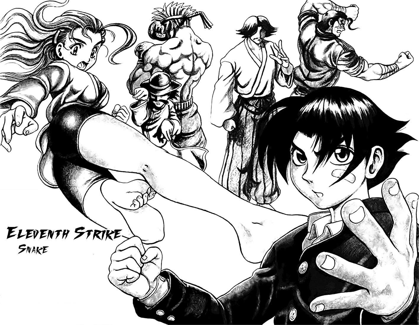 Tatakae! Ryouzanpaku Shijou Saikyou no Deshi Chapter 11 page 2 - Chapter 11: Snake