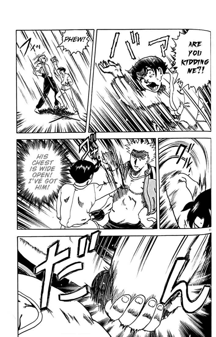 Tatakae! Ryouzanpaku Shijou Saikyou no Deshi Chapter 28 page 11 - Chapter 28: Until I Hit You!