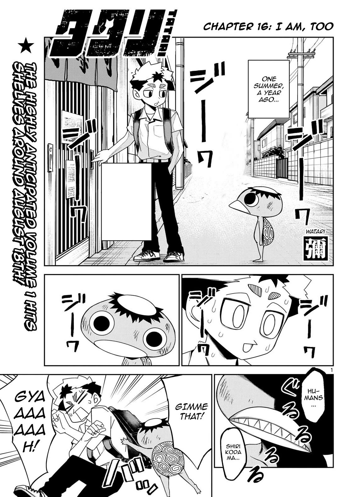 Tatari Chapter 16 page 1 - Chapter 16