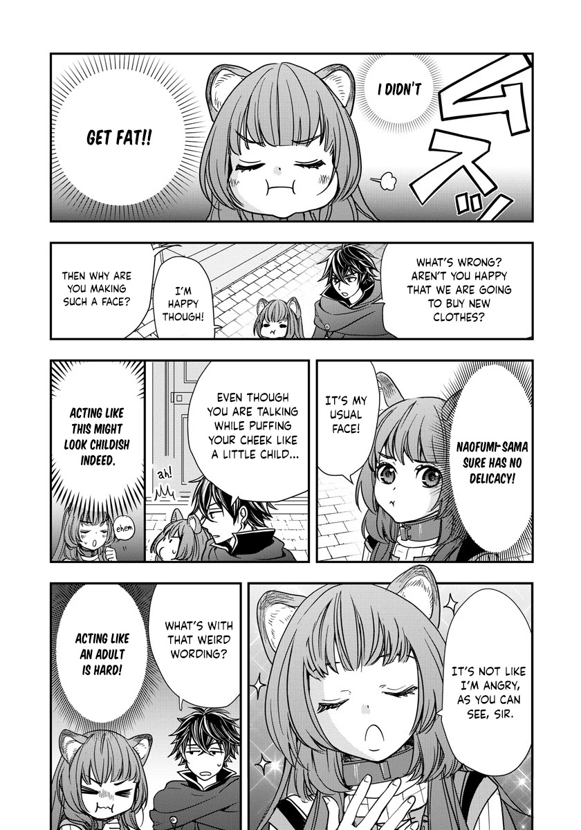 Tate no Yuusha no Nariagari ~ Girl's Side Story Chapter 10 page 6 - Chapter 10: Growth Spurts and Misunderstandings