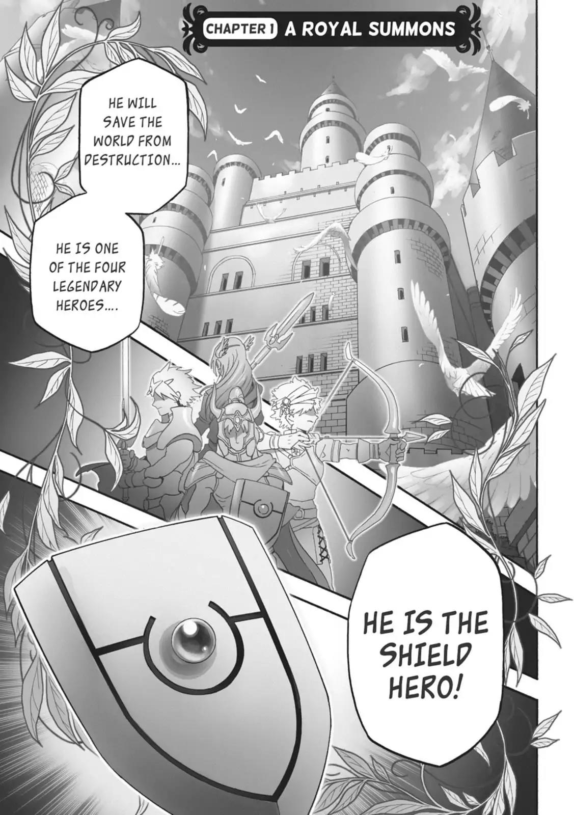 Tate no Yuusha no Nariagari Chapter 1 page 2 - Chapter 1: A Royal Summons