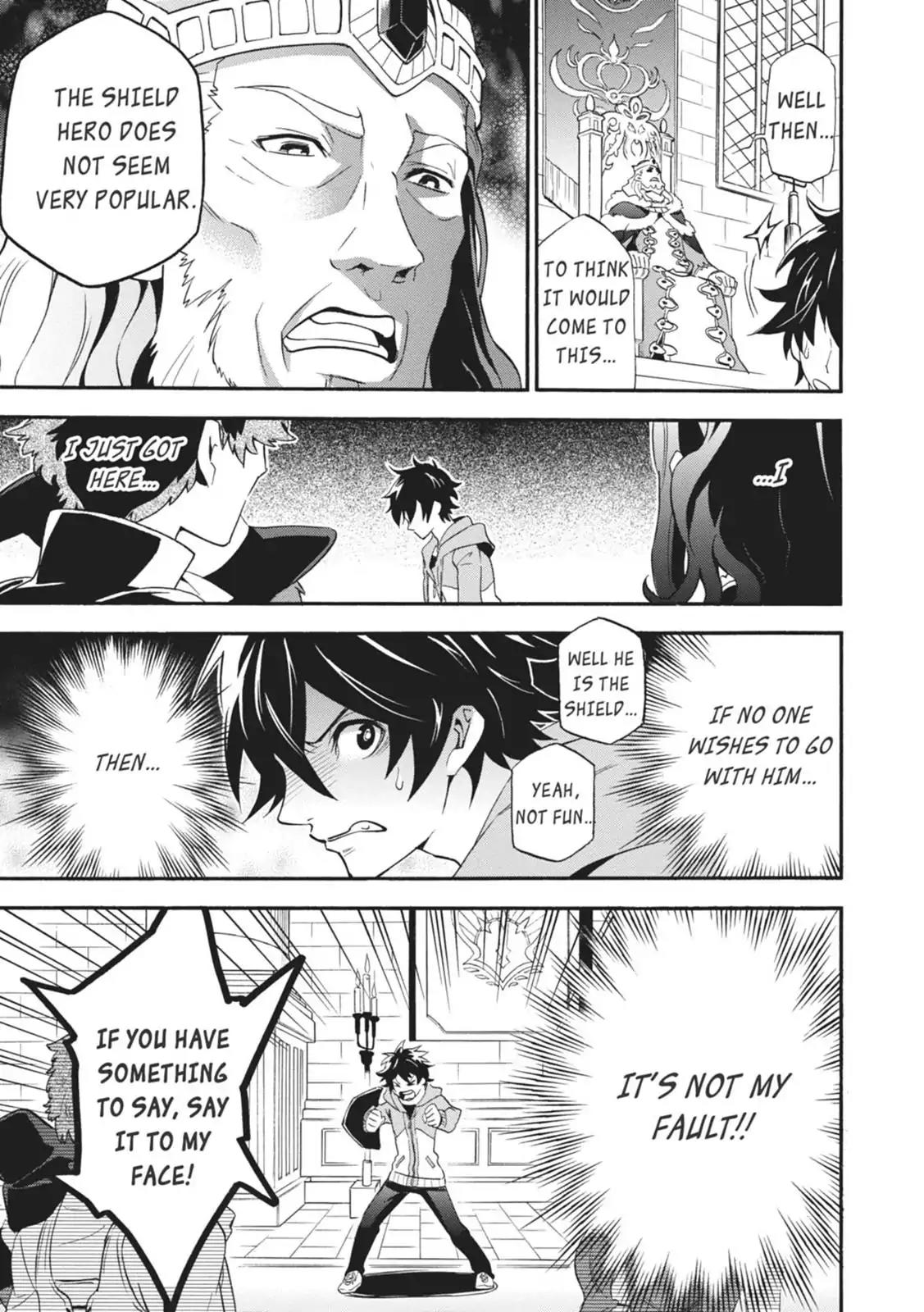 Tate no Yuusha no Nariagari Chapter 1 page 22 - Chapter 1: A Royal Summons