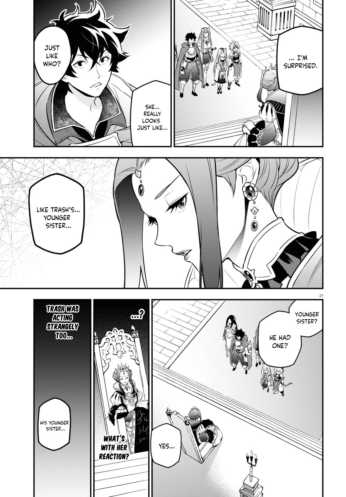 Tate no Yuusha no Nariagari Chapter 103 page 22 - Chapter 103: Trash and the Hakuko