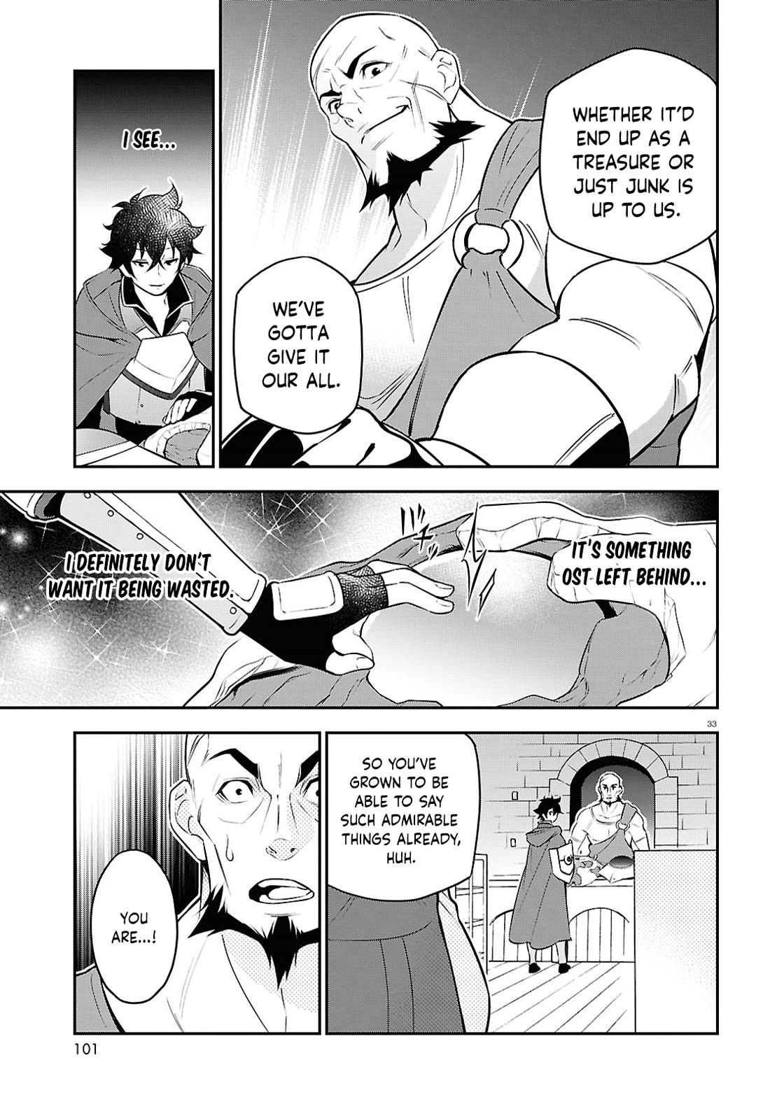 Tate no Yuusha no Nariagari Chapter 108 page 33 - Chapter 108: Loincloth Dog