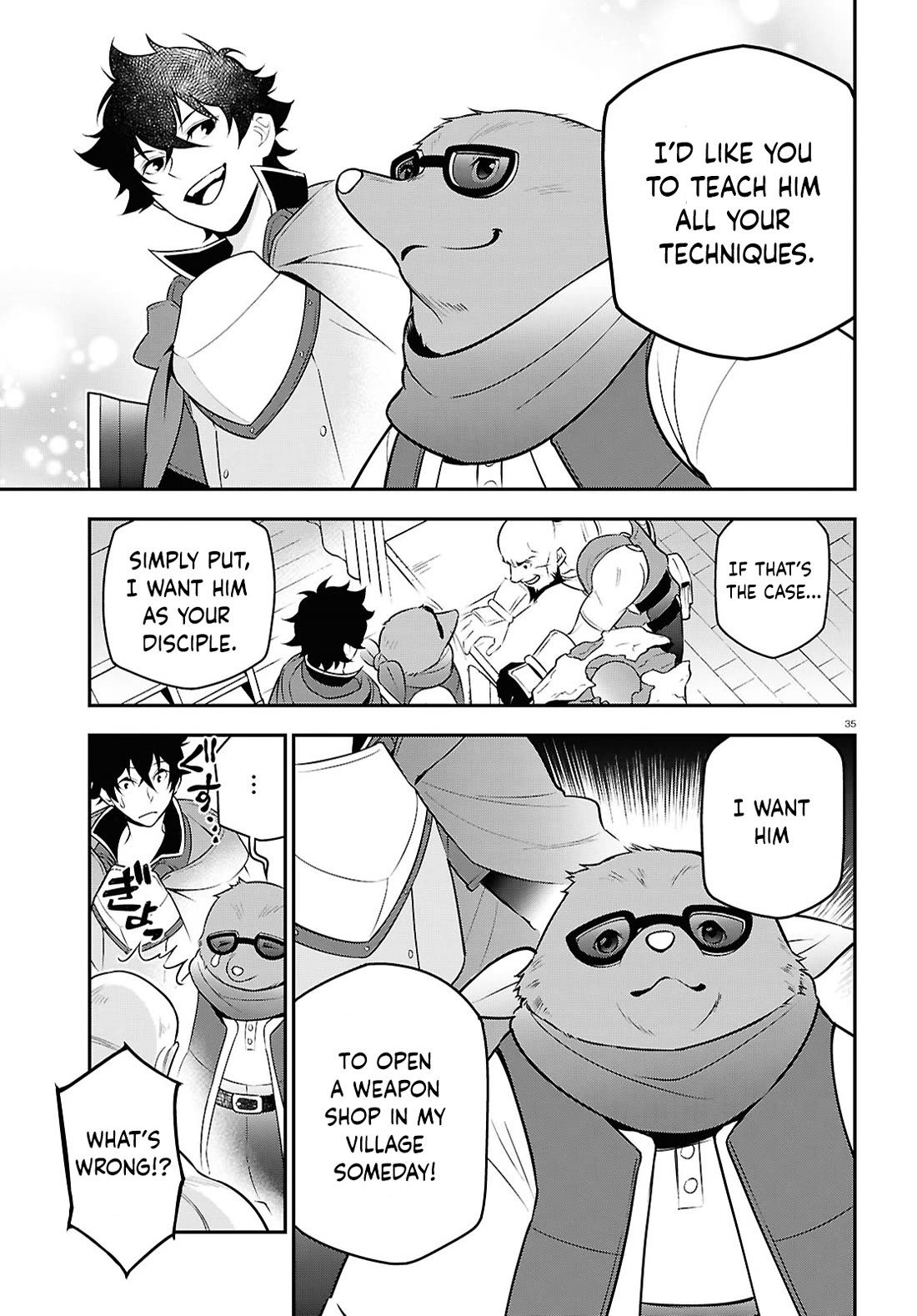 Tate no Yuusha no Nariagari Chapter 108 page 35 - Chapter 108: Loincloth Dog