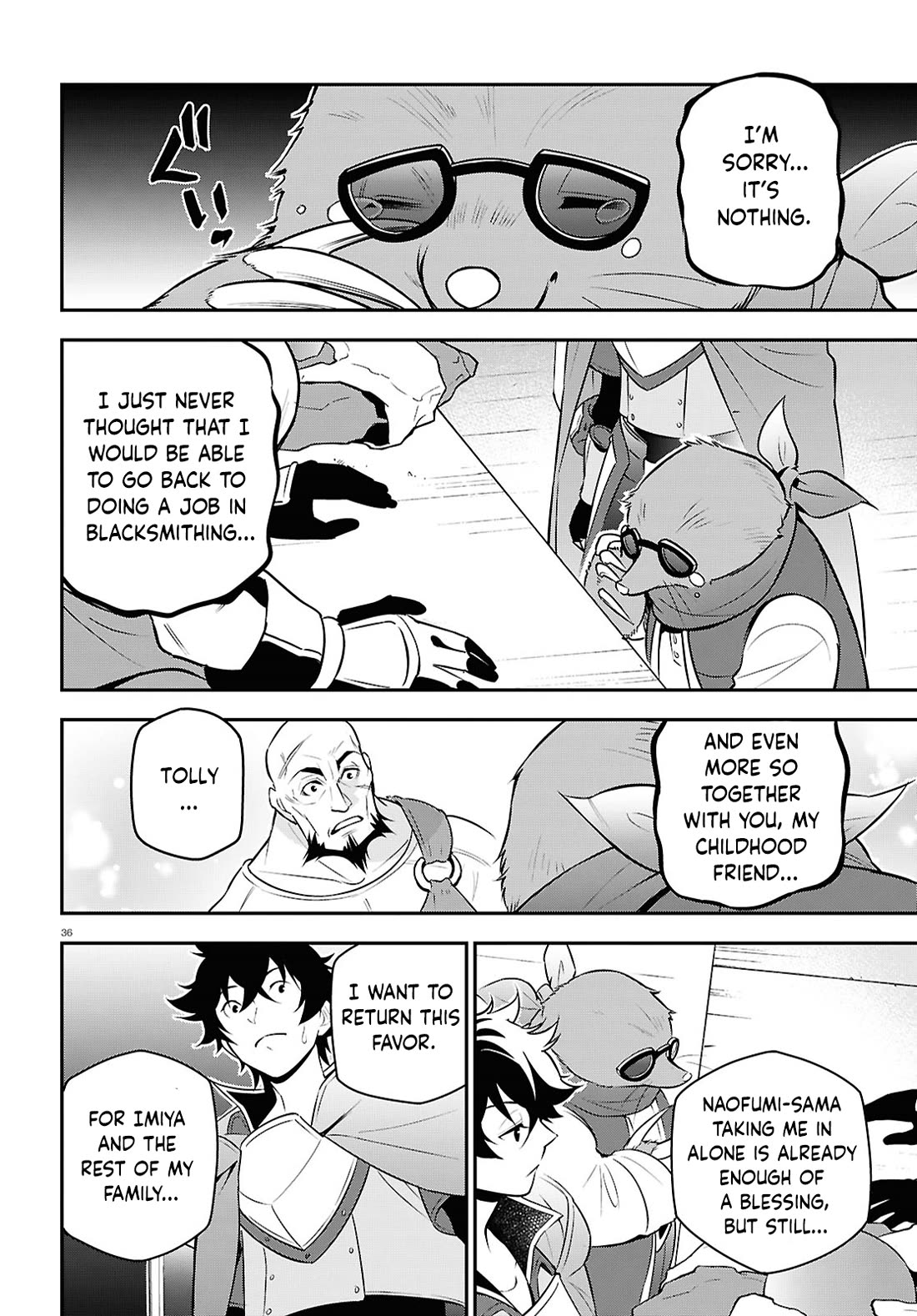 Tate no Yuusha no Nariagari Chapter 108 page 36 - Chapter 108: Loincloth Dog
