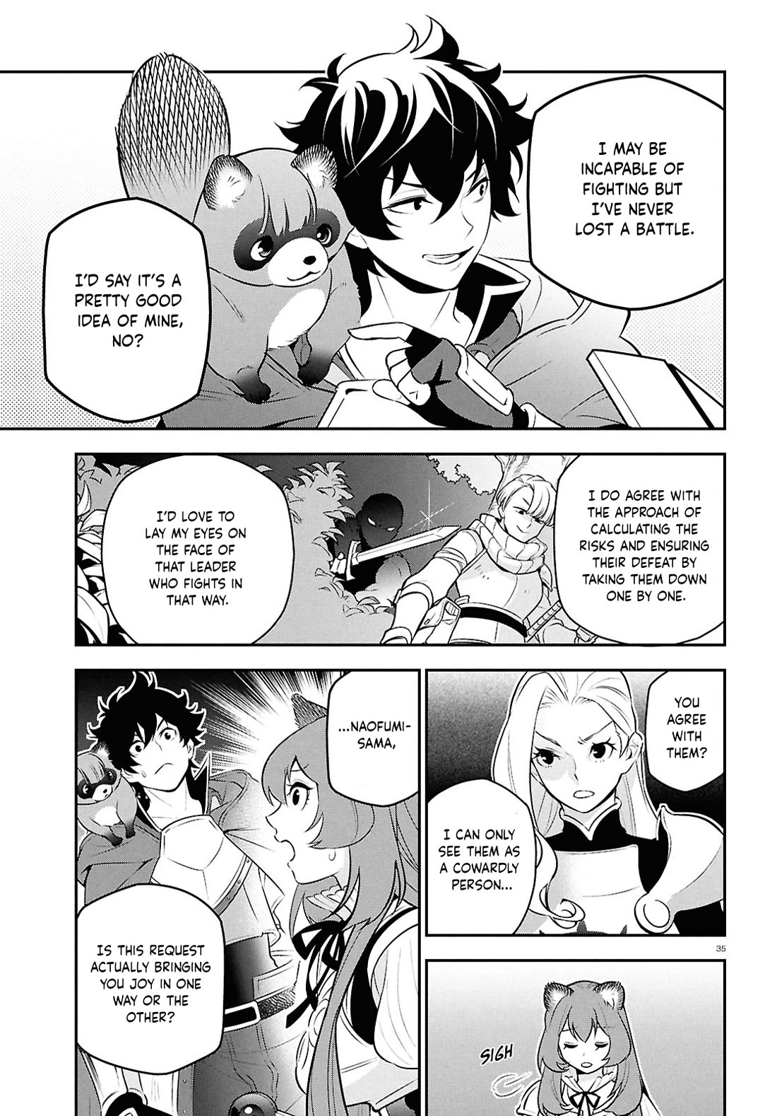 Tate no Yuusha no Nariagari Chapter 110 page 35 - Chapter 110: Official Request