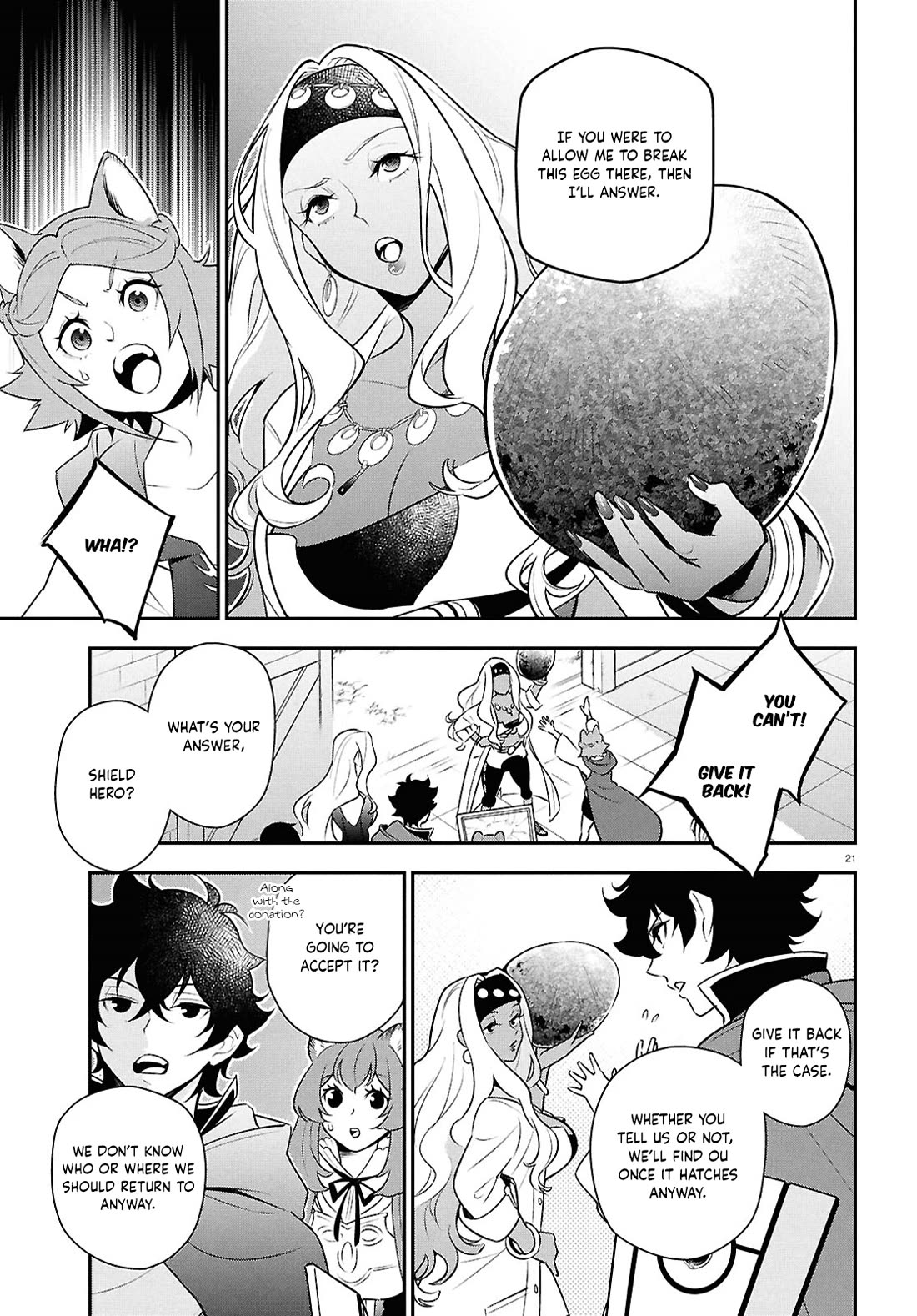Tate no Yuusha no Nariagari Chapter 118 page 21 - Chapter 118: Dragon Egg