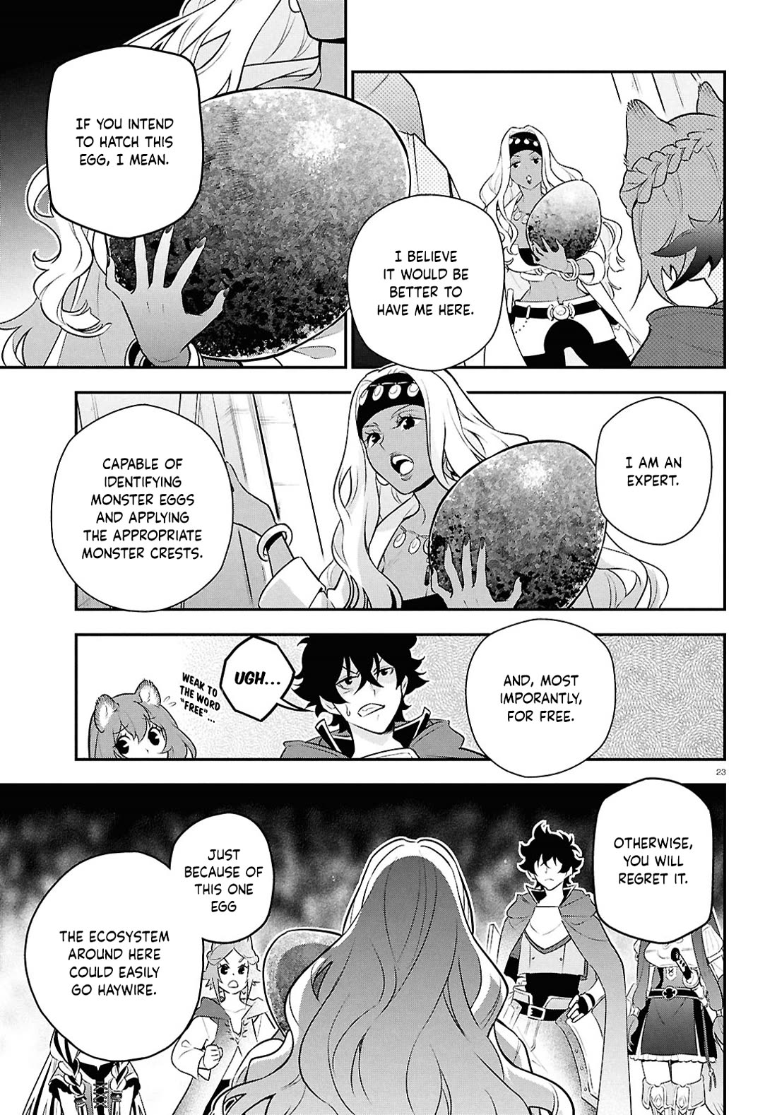 Tate no Yuusha no Nariagari Chapter 118 page 23 - Chapter 118: Dragon Egg
