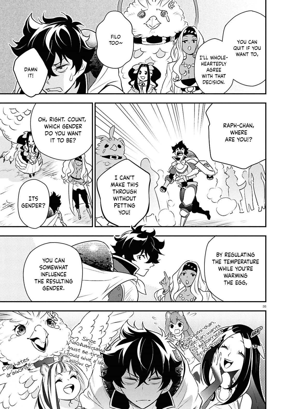 Tate no Yuusha no Nariagari Chapter 118 page 35 - Chapter 118: Dragon Egg