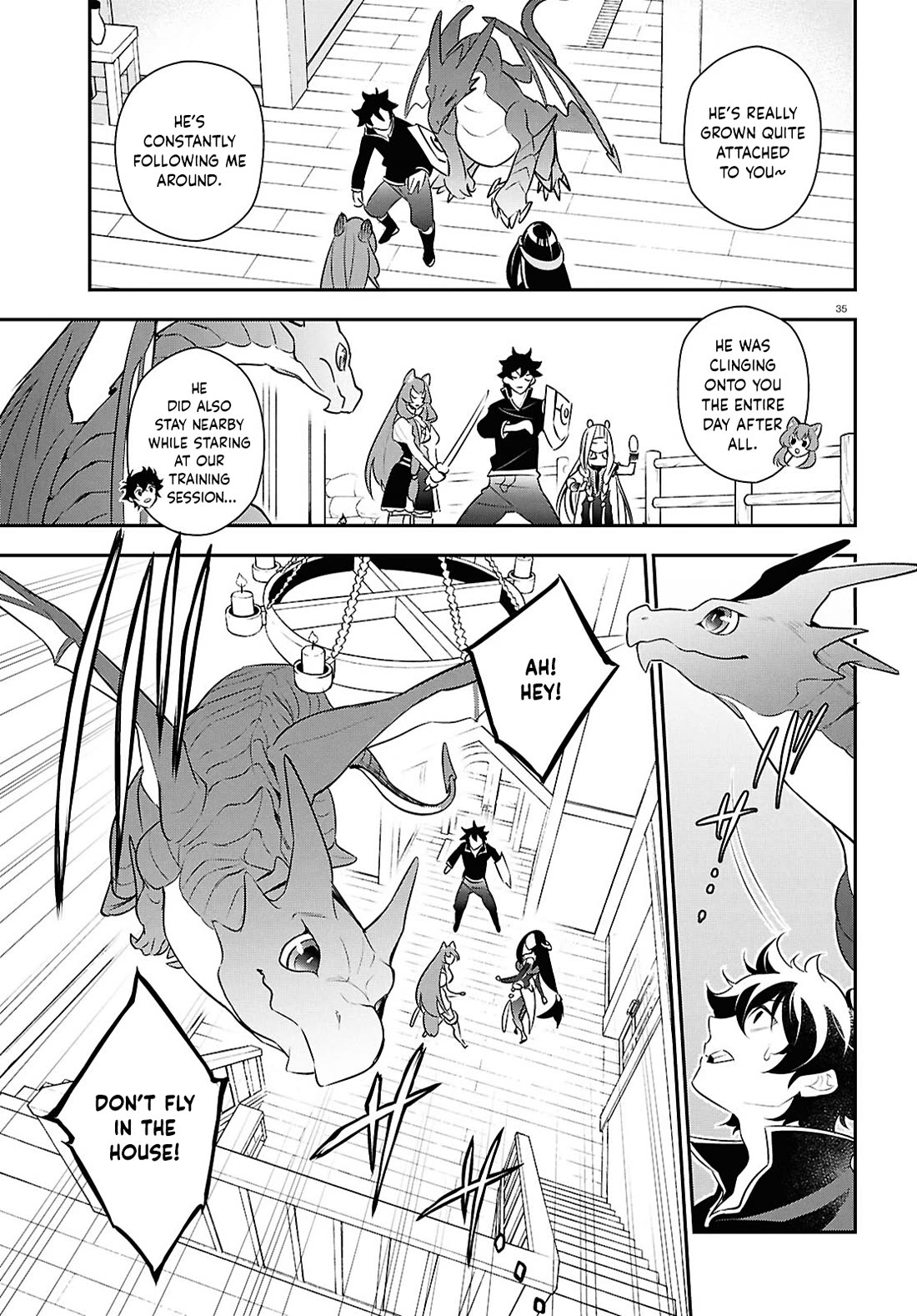 Tate no Yuusha no Nariagari Chapter 120 page 35 - Chapter 120: Filolial and Dragon