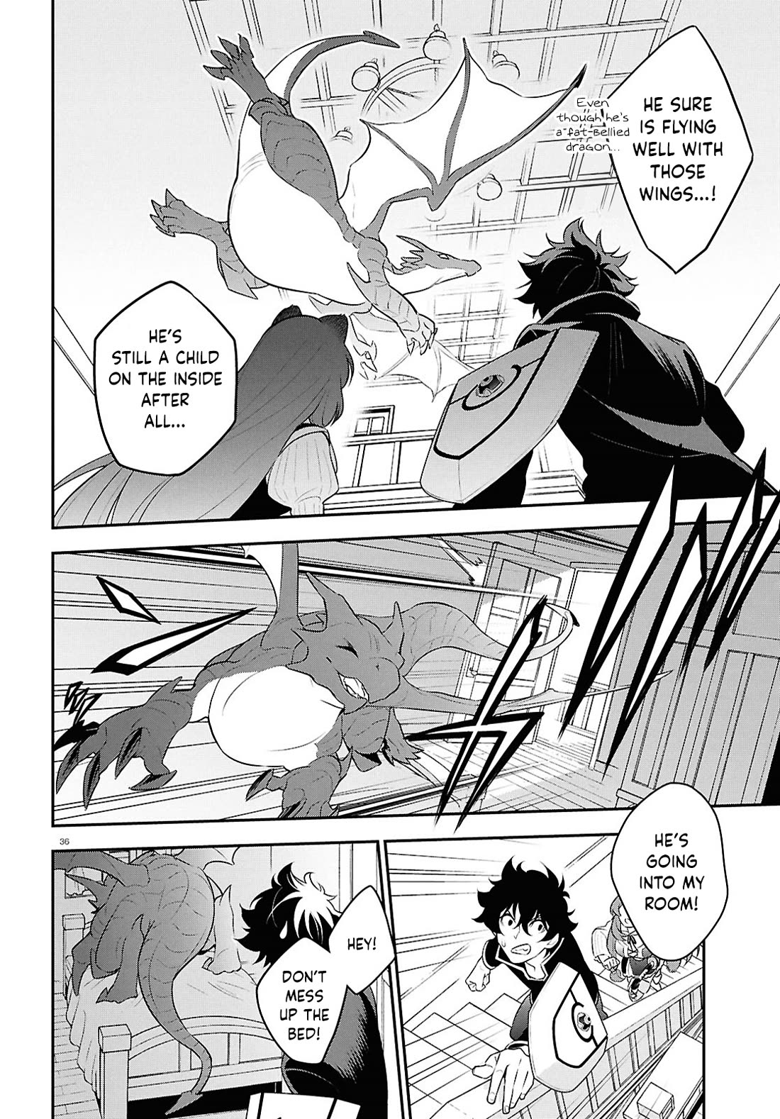 Tate no Yuusha no Nariagari Chapter 120 page 36 - Chapter 120: Filolial and Dragon