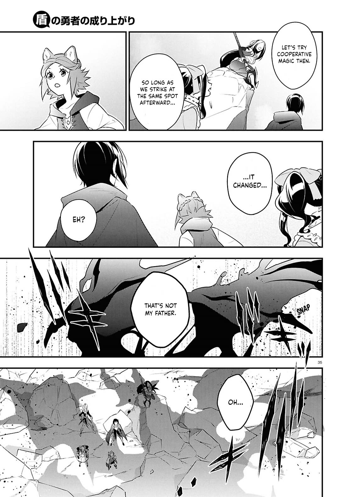 Tate no Yuusha no Nariagari Chapter 123 page 35 - Chapter 123: Demon Dragon