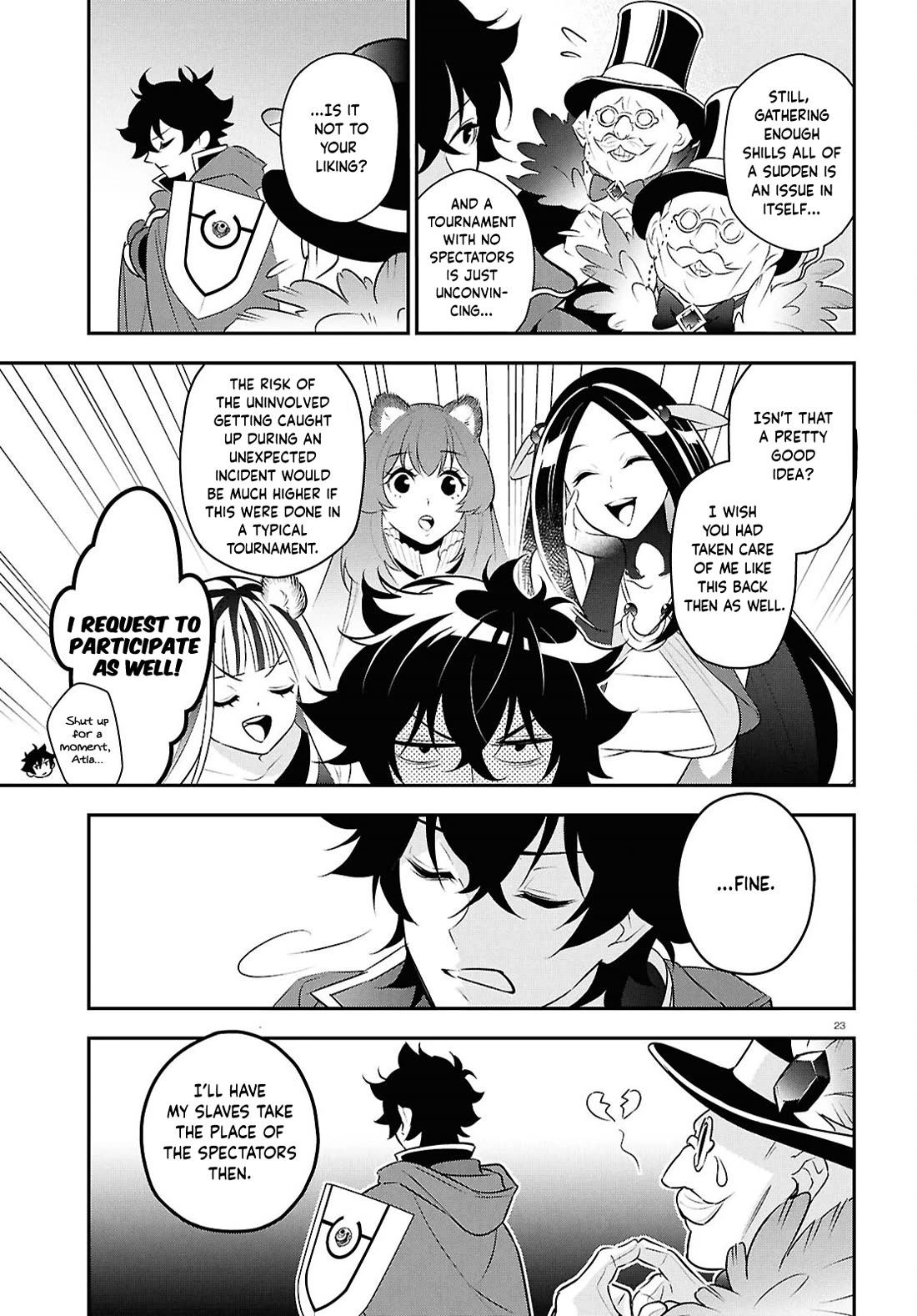 Tate no Yuusha no Nariagari Chapter 126 page 23 - Chapter 126: Rishia and Itsuki