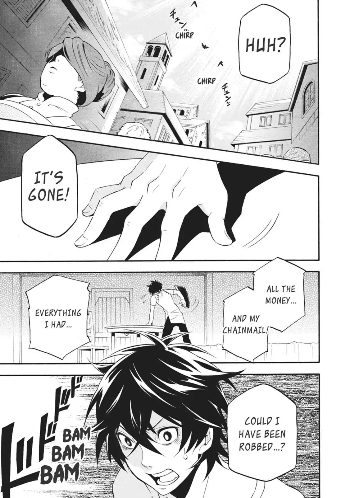 Tate no Yuusha no Nariagari Chapter 2 page 1 - Chapter 2: Framed