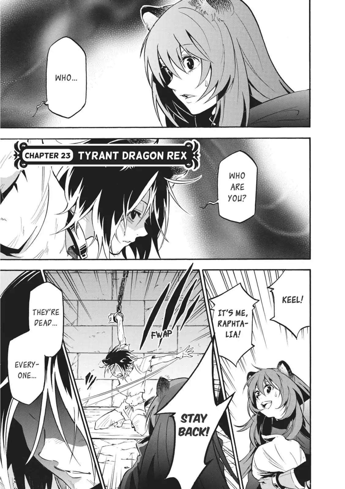 Tate no Yuusha no Nariagari Chapter 23 page 1 - Chapter 23 : Tyrant Dragon Rex