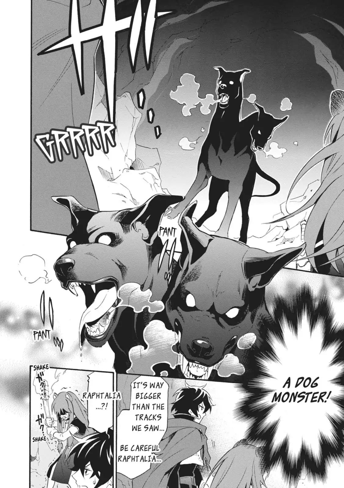 Tate no Yuusha no Nariagari Chapter 4 page 14 - Chapter 4: Two-Headed Black Dog