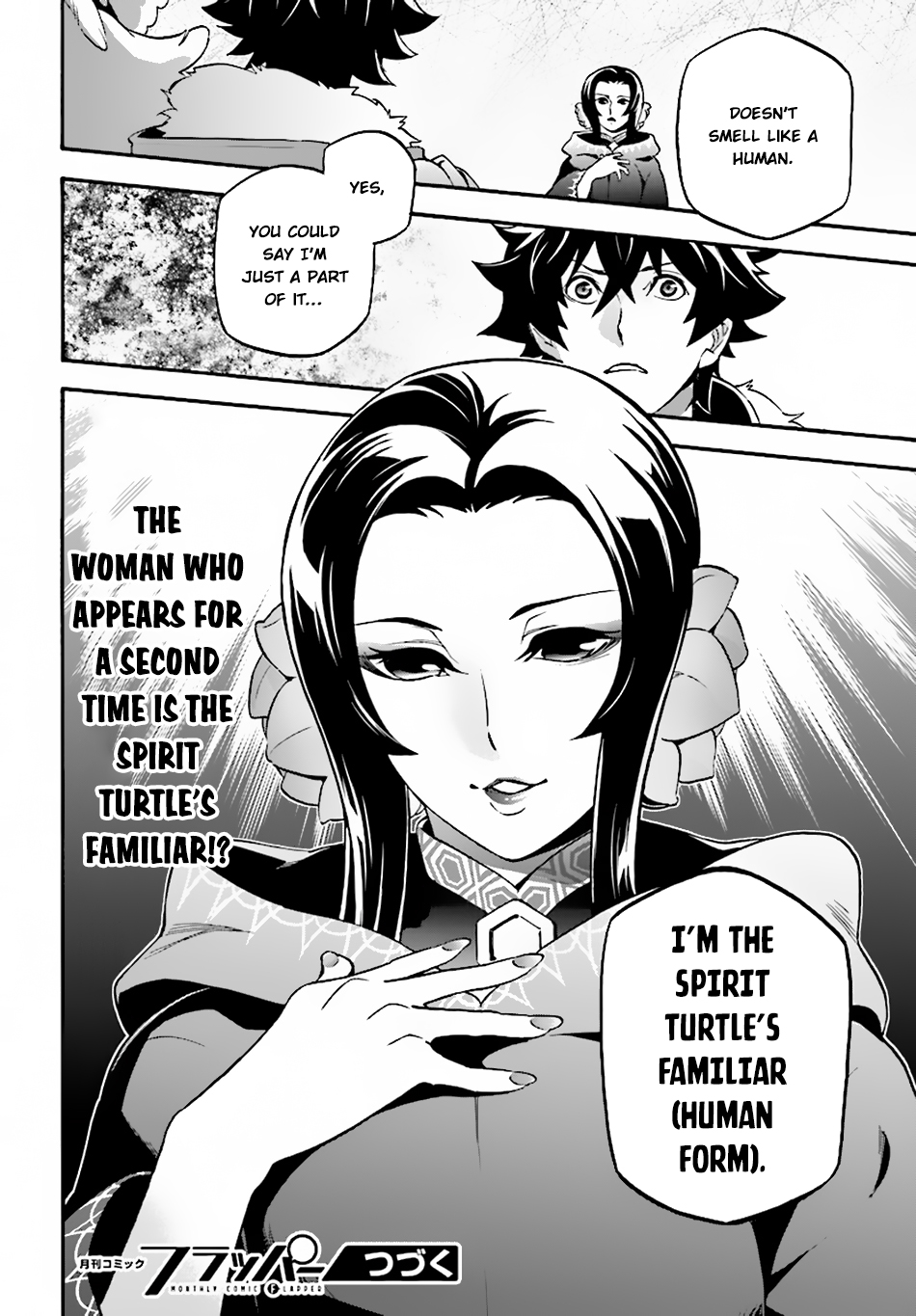 Tate no Yuusha no Nariagari Chapter 53 page 34 - Chapter 53: The Spirit Turtle's Familiar (Human Form)