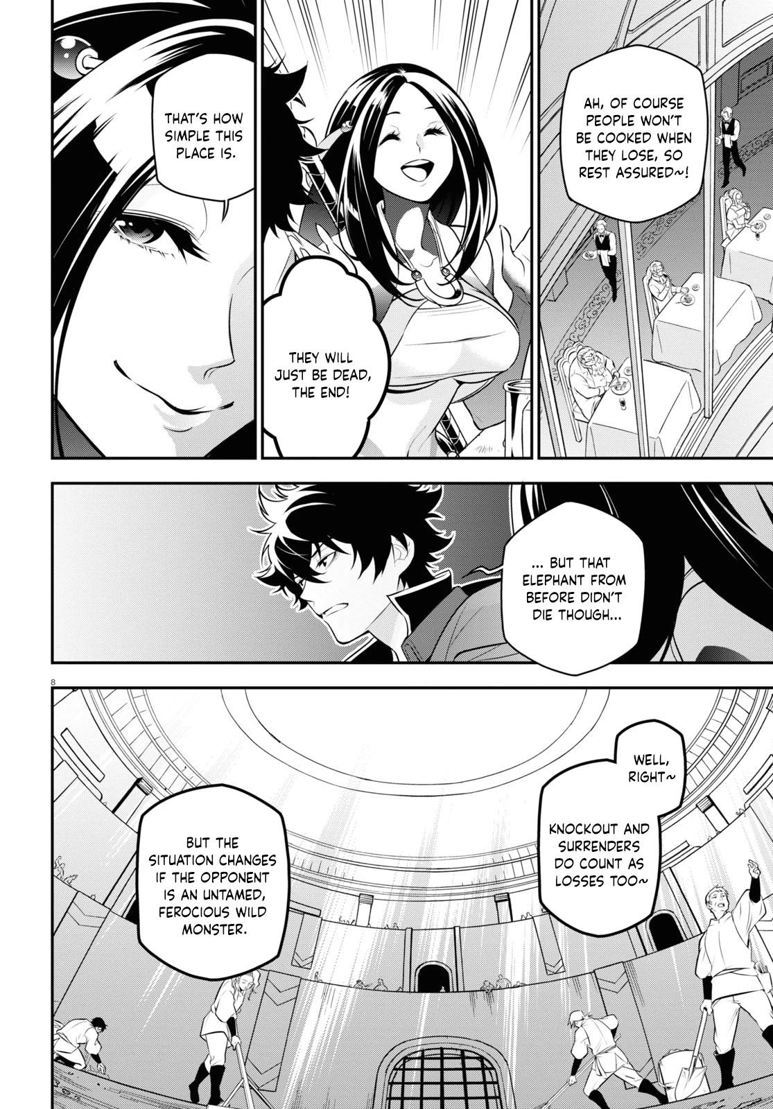 Tate no Yuusha no Nariagari Chapter 95 page 9 - Chapter 95: Underground Coliseum