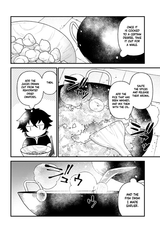Tate no Yuusha no Oshi Nagaki Chapter 31 page 15 - Chapter 31: Seafood Paella and Roasted Bananas
