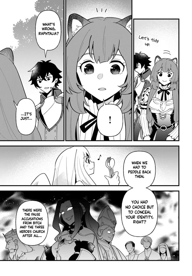 Tate no Yuusha no Oshi Nagaki Chapter 39 page 23 - Chapter 39: Shiro Musubi With Food That Pairs Well