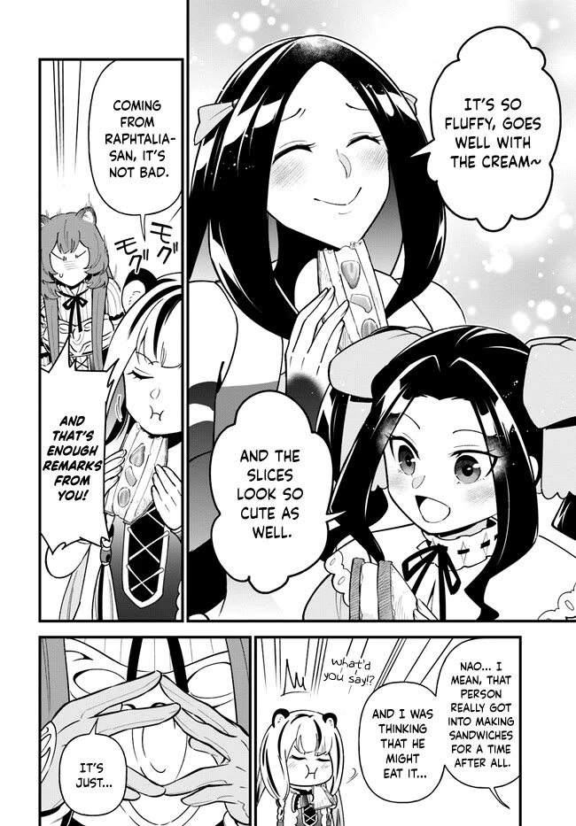 Tate no Yuusha no Oshi Nagaki Chapter 42 page 22 - Chapter 42: Girls Meeting Fruits Sandwich