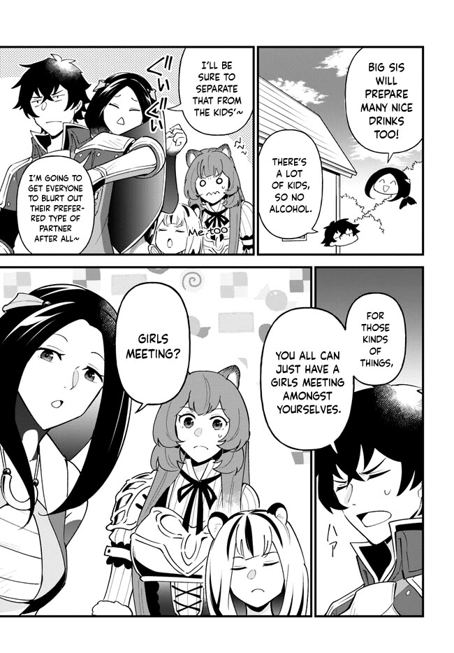 Tate no Yuusha no Oshi Nagaki Chapter 42 page 5 - Chapter 42: Girls Meeting Fruits Sandwich